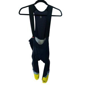 Eliel Cycling Bib Shorts Navy Neon Performance Padded Bike Race Gear L Men’s